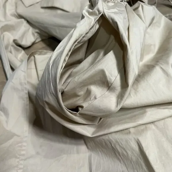 NWT Birgitte Herskind David Dress Trench Cutout Beige Women's Size 36 US 6